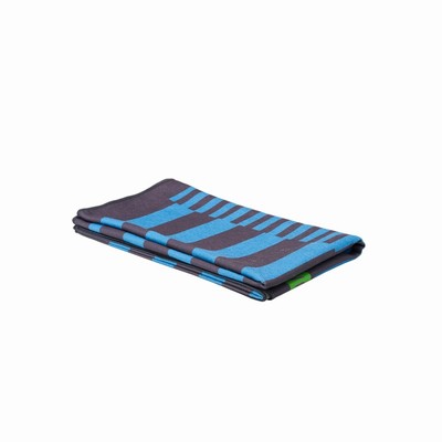 Owala Polyester Beach Towels Black/Blue | 2706-GIHFX